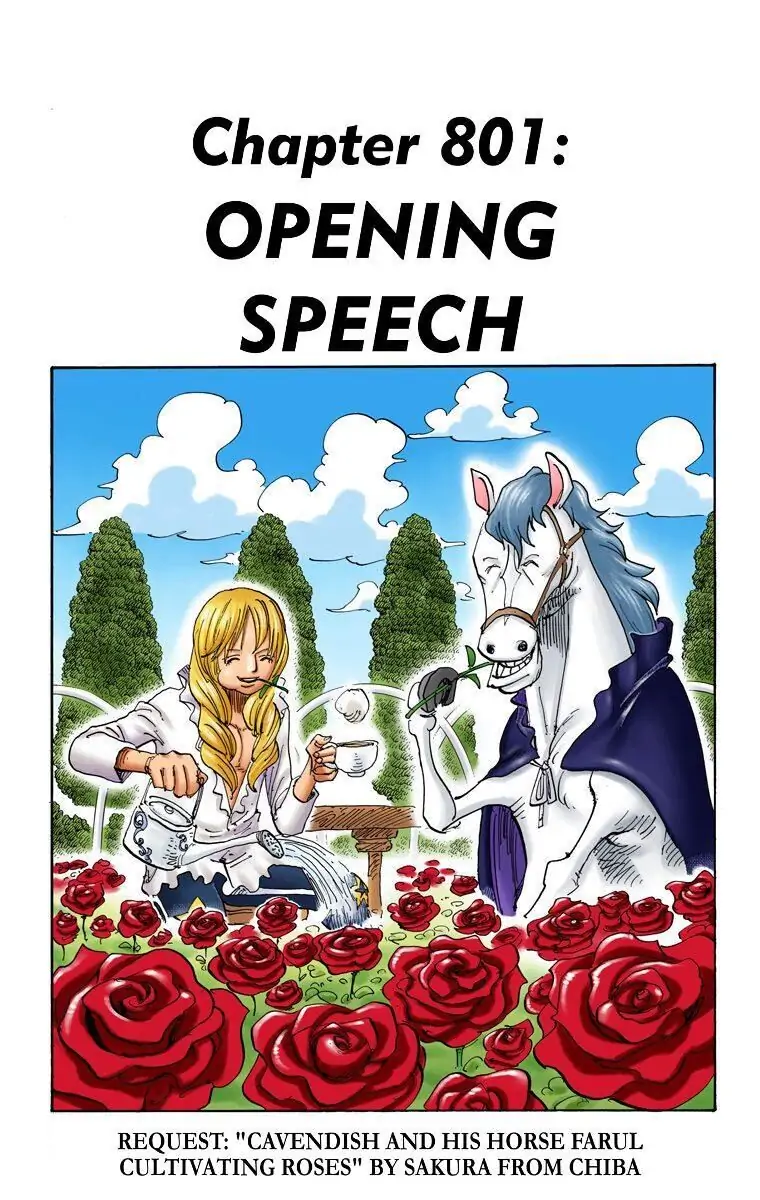 One Piece Digital Colored Chapter 801 image 01